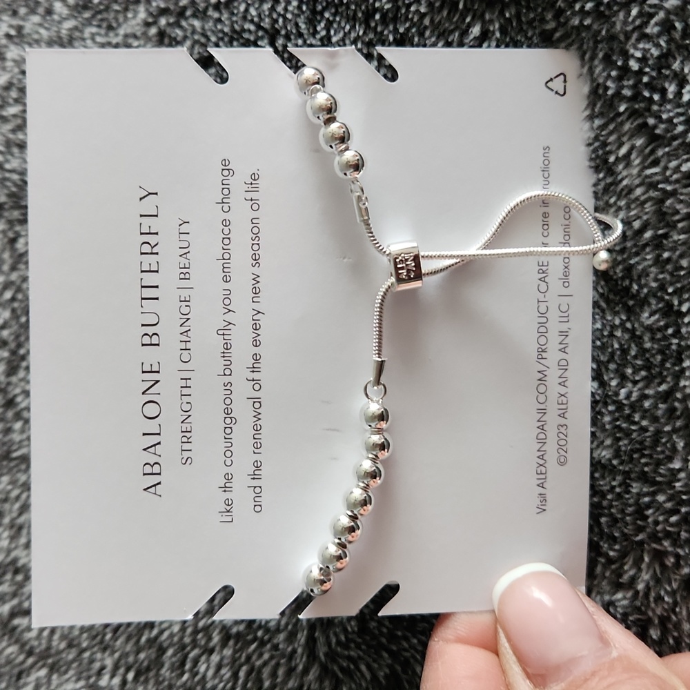 Alex and Ani butterfly bracelet - Picture 2 of 2